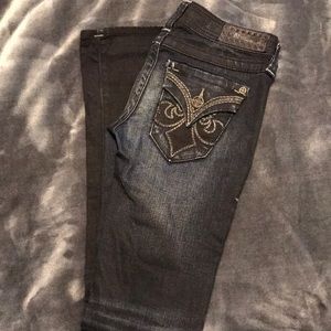 Affliction black premium jade size 25 long bootcut